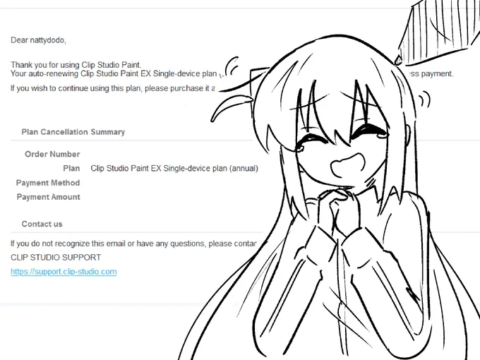 Thank you for everyone's support!!
I got enough funds to renew my iPad's CSP payment! It's all thanks to you guys who viewed, liked, shared and even commissioned me!

Cheers to at least another year of drawing(outside)!!
I am eternally grateful🙇🙇 