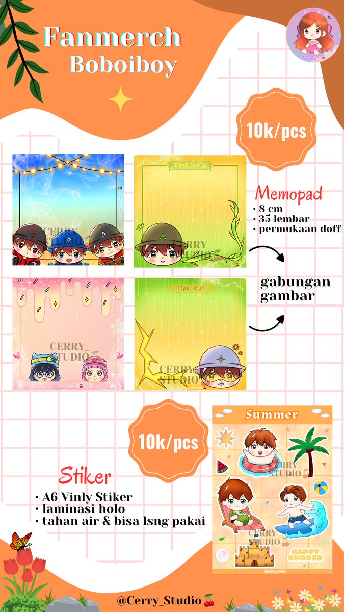 Cerry_ Studio ✨ KOMIK & FANMERCH BOBOIBOY✨ tweet media