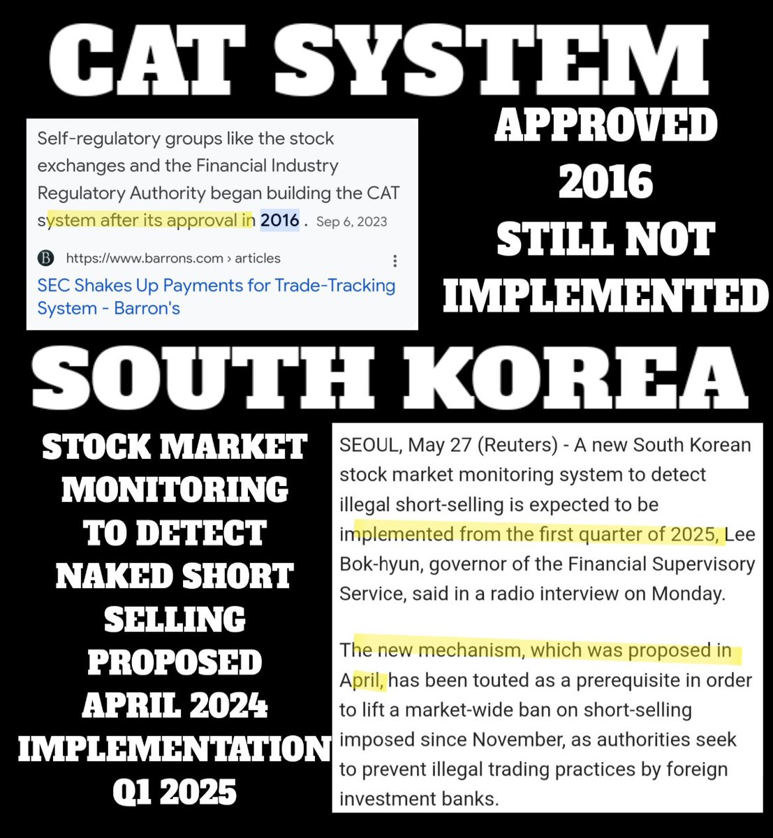 stephmase22's tweet photo. Took South Korea less than a year from conception to implementation of a tracking system.
US CAT system a decade from conception to questionable implementation.
Nothing to see here right 🤔
@realDonaldTrump @DOGE @Kash_Patel @PamBondi @DevinNunes https://t.co/lt31dWL9fY