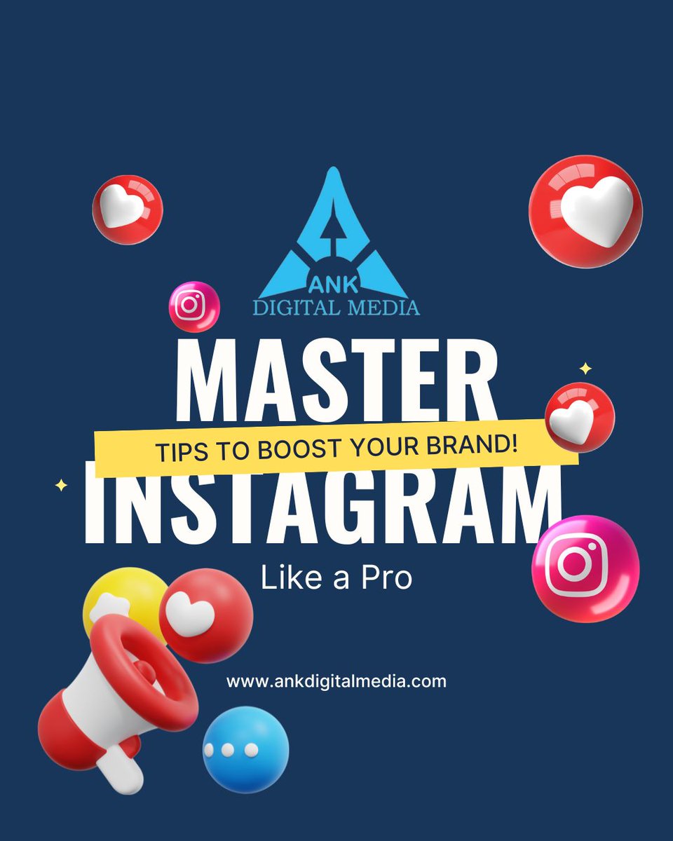 ankdigitalmedia's tweet photo. Want to boost engagement and grow your brand? Discover these expert tips &amp; tricks to level up your Instagram game! 🎯✨

📞 Call us now: 9999779817

#Ank #DigitalMedia #InstagramGrowth #SocialMediaTips #instagrammarketing #contentplanning #instagramstrategy #instagramexpert https://t.co/tuiADIwLyx