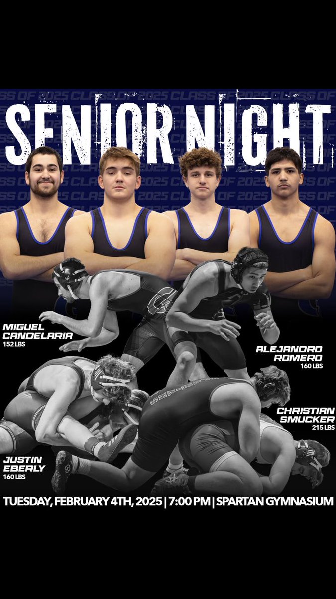 Last Dual Meet of the season as we honor our seniors tonight vs. Daniel Boone
