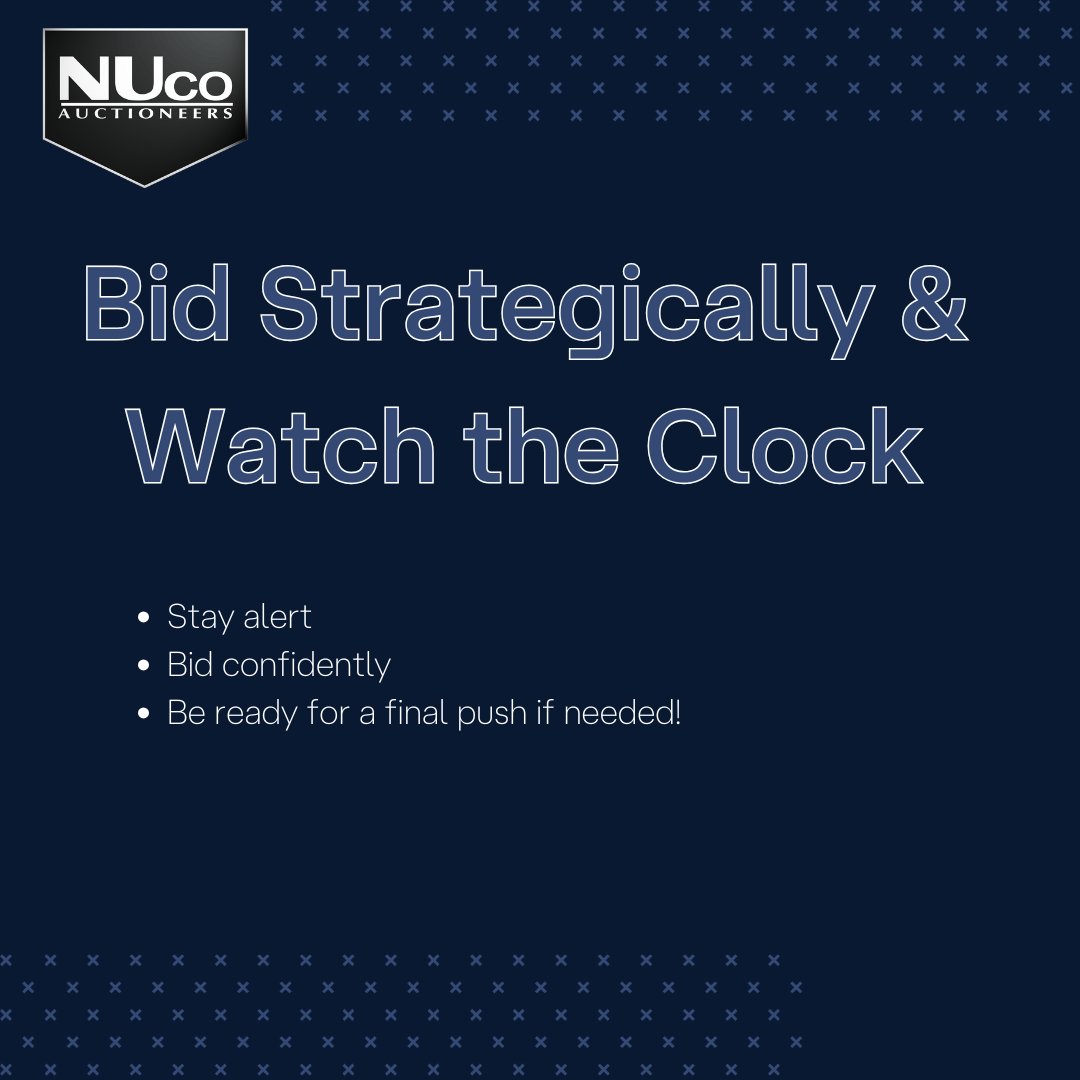 NucoAuctions's tweet image. Here are some tips for our Upcoming Online Auction! 🏆💻 

➡️MEGA TRUCK &amp;amp; PLANT ONLINE AUCTION

🗓️Bidding Opens: Tuesday 11 February at 08:00
🗓️Bidding Closes: Thursday 13 February from 10:30

To stay updated visit nucoauctioneers.com

#NucoAuctioneers #AuctionTips #BidSmart