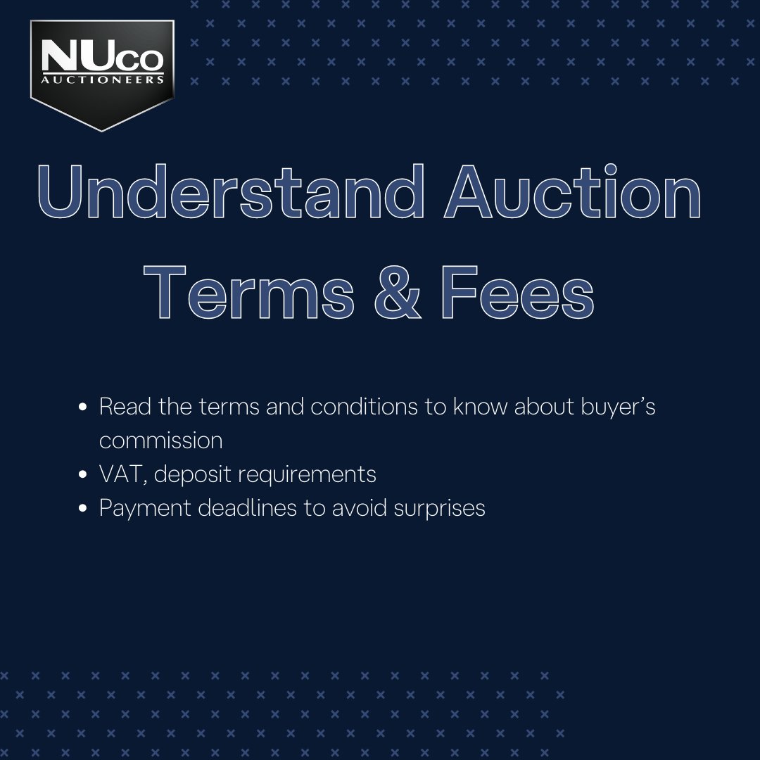 NucoAuctions's tweet image. Here are some tips for our Upcoming Online Auction! 🏆💻 

➡️MEGA TRUCK &amp;amp; PLANT ONLINE AUCTION

🗓️Bidding Opens: Tuesday 11 February at 08:00
🗓️Bidding Closes: Thursday 13 February from 10:30

To stay updated visit nucoauctioneers.com

#NucoAuctioneers #AuctionTips #BidSmart