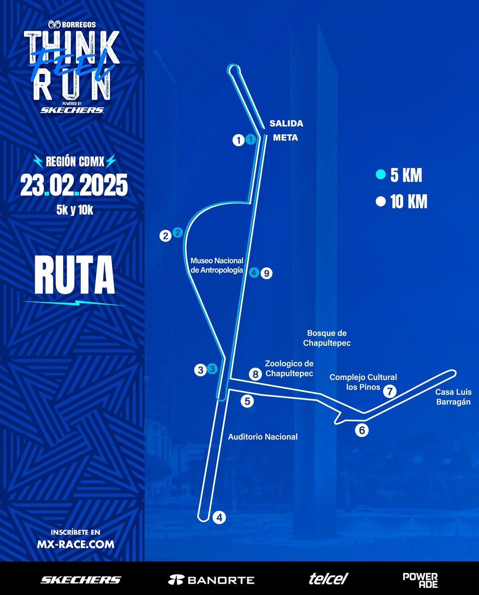 Te apasiona correr forma parte de la Carrera Borregos Think Feel Run 2025.
¡Te esperamos no faltes!💙🐏
<a href="/PoweradeMx/">Powerade</a> <a href="/Tec_CCM/">Tec Ciudad de México</a>
