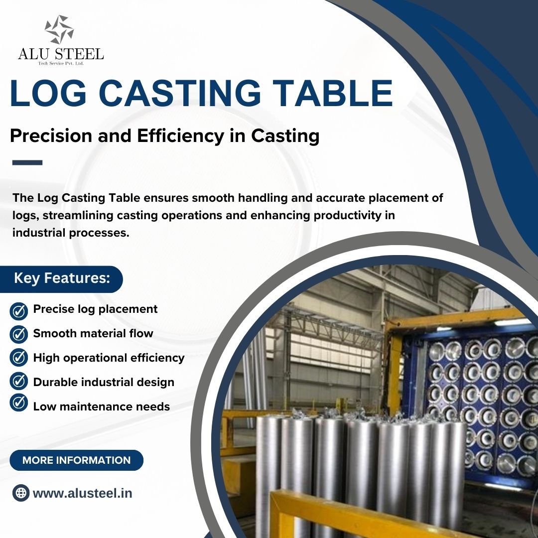 TechAlusteel's tweet image. Use our Log Casting Table to improve your casting processes! It is the ideal option for industrial processes due to its high efficiency, smooth material flow, and precise placement.
alusteel.in/productsdetail…
#LogCastingTable #IndustrialEfficiency #PrecisionCasting