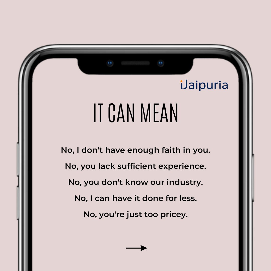 ijaipuria1's tweet image. A &apos;No&apos; isn&apos;t always rejection—it often means your client just needs more information to decide. Reframe objections as opportunities to explain how you can add value. 

#SalesTips #Objections #ClientMindset