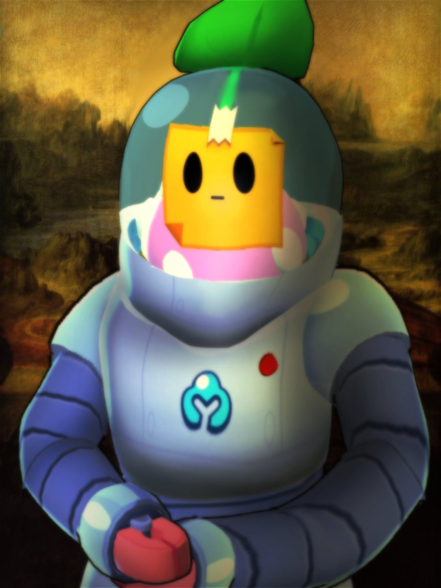 ztyroids's tweet photo. I woke up in cold sweat today and decided im going to edit sprout as mona lisa. Now this was born (@_@;)

#brawlstars https://t.co/gJwz9WHlGS