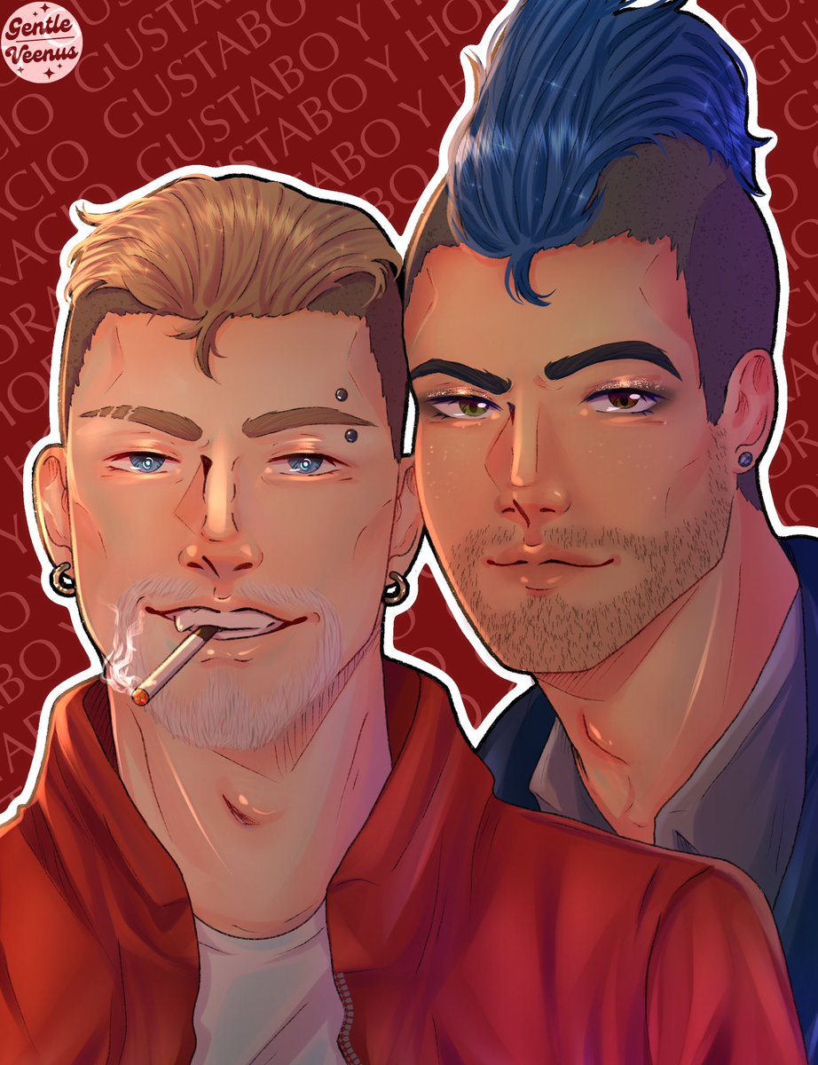 Mi espacio tranquilo es cuando dibujo a estos dos.

Mi duo favorito✨