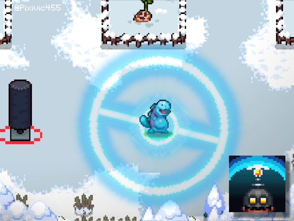 impixivic455's tweet photo. Quagsire | Robot Skin Concept 
From the game #Pokemon, requested by someone on discord 
#soulknight #Pixelart #fanart https://t.co/xMG5ykumuN