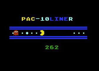 Philsan69's tweet photo. Pac-10Liner, #Atari8bit computers game for BASIC 10 Liner Contest 2025. Info & download https://t.co/DjCPATn5y7 Gameplay https://t.co/36DPMTZO8K #atari #retrogames #retrogaming #retroprogramming @Basic10L https://t.co/1OuMMfZ3JN