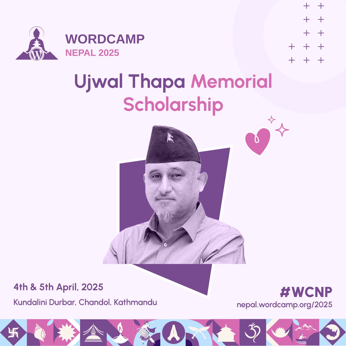 WordCamp Nepal (#WCNP) (@wordcampnp) on Twitter photo Introducing the Ujwal Thapa Scholarship for WordCamp Nepal 2025!
If you’re passionate about WordPress but face financial barriers, apply by February 28, 2025!
🔗 Learn more and Apply : nepal.wordcamp.org/2025/ujwal-tha…
#WCNP #WordCamp #Nepal #Scholarship Introducing the Ujwal Thapa Scholarship for WordCamp Nepal 2025!
If you’re passionate about WordPress but face financial barriers, apply by February 28, 2025!
🔗 Learn more and Apply : nepal.wordcamp.org/2025/ujwal-tha…
#WCNP #WordCamp #Nepal #Scholarship