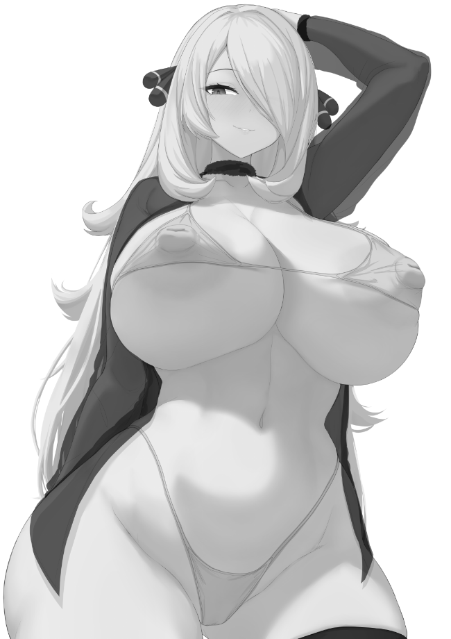 シロナ(ポケモン) 「WIP  」|奶油鱈魚(Cream Cod)🔞Commission closedのイラスト