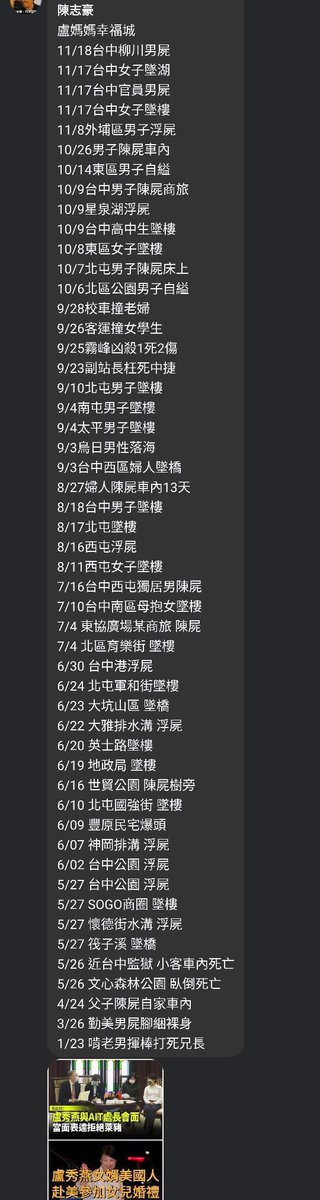 damncold66's tweet photo. 欸不是～台中現在到底是怎麼回事⋯⋯

發生那麼多事結果：👇

沒有見到記者要追蹤、
看不到家屬親友在新聞上哭訴、
盧市長對此不聞不問、
警察局長也沒有開記者會說明

這些人就這樣”被消失”？？？

毫無聲息欸！！！

台中現在是第五縱隊訓練地嗎！？

我甚至還懷疑盧市長已經默默開放台中港讓支那人進來幹這些事

台中在玩現實版魷魚遊戲嗎！？

太扯了喔