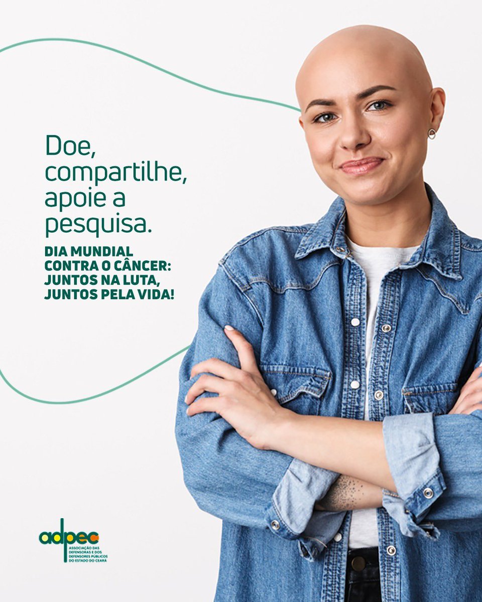adpec_oficial's tweet photo. 🌍🎗️ Hoje é o Dia Mundial Contra o Câncer – um dia para refletirmos sobre a importância da prevenção, do diagnóstico precoce e do apoio aos pacientes. Cada pequeno gesto de conscientização pode salvar vidas! 💪🏼 A luta é longa, mas a esperança e a solidariedade são mais fortes. https://t.co/NGjQTKCmYv