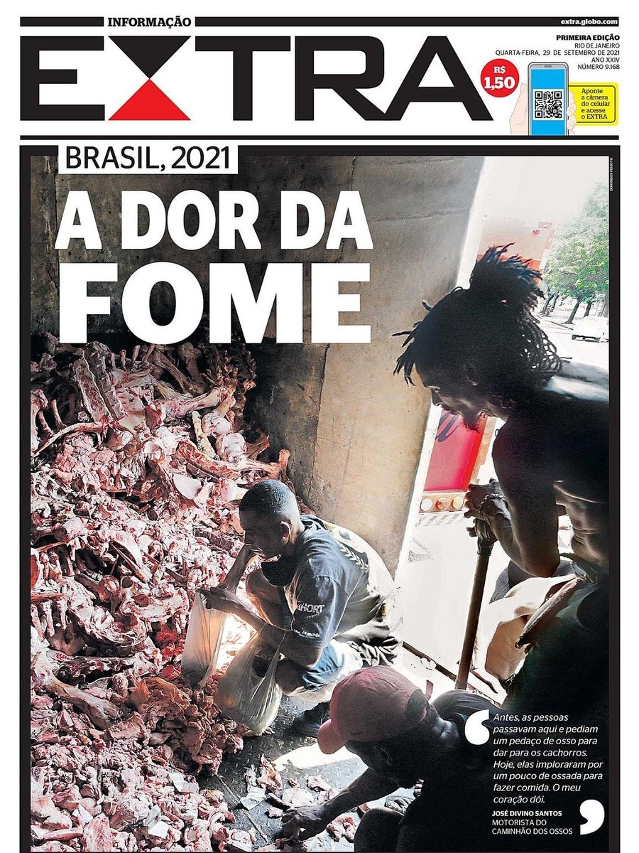 "Comida barata novamente", disseram os aloprados que deixaram o Brasil na fila do osso e que votaram contra a isenção fiscal da cesta básica. Quem cai no papinho dessa gente tem sérios atrasos cognitivos. O BRASIL É DOS BRASILEIROS!