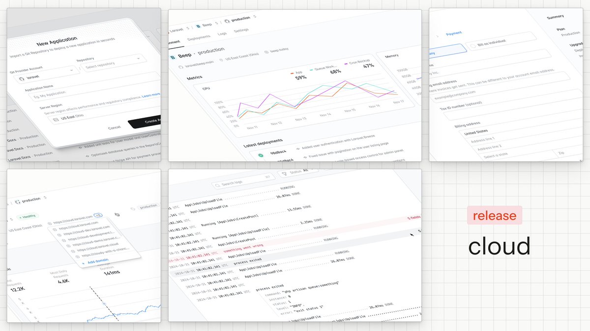 Quick recap of everything we announced at Laracon EU. 

First, Laravel Cloud is launching on February 24th. It's absolutely game changing for shipping and scaling Laravel applications, and we can't wait to see what you build.
