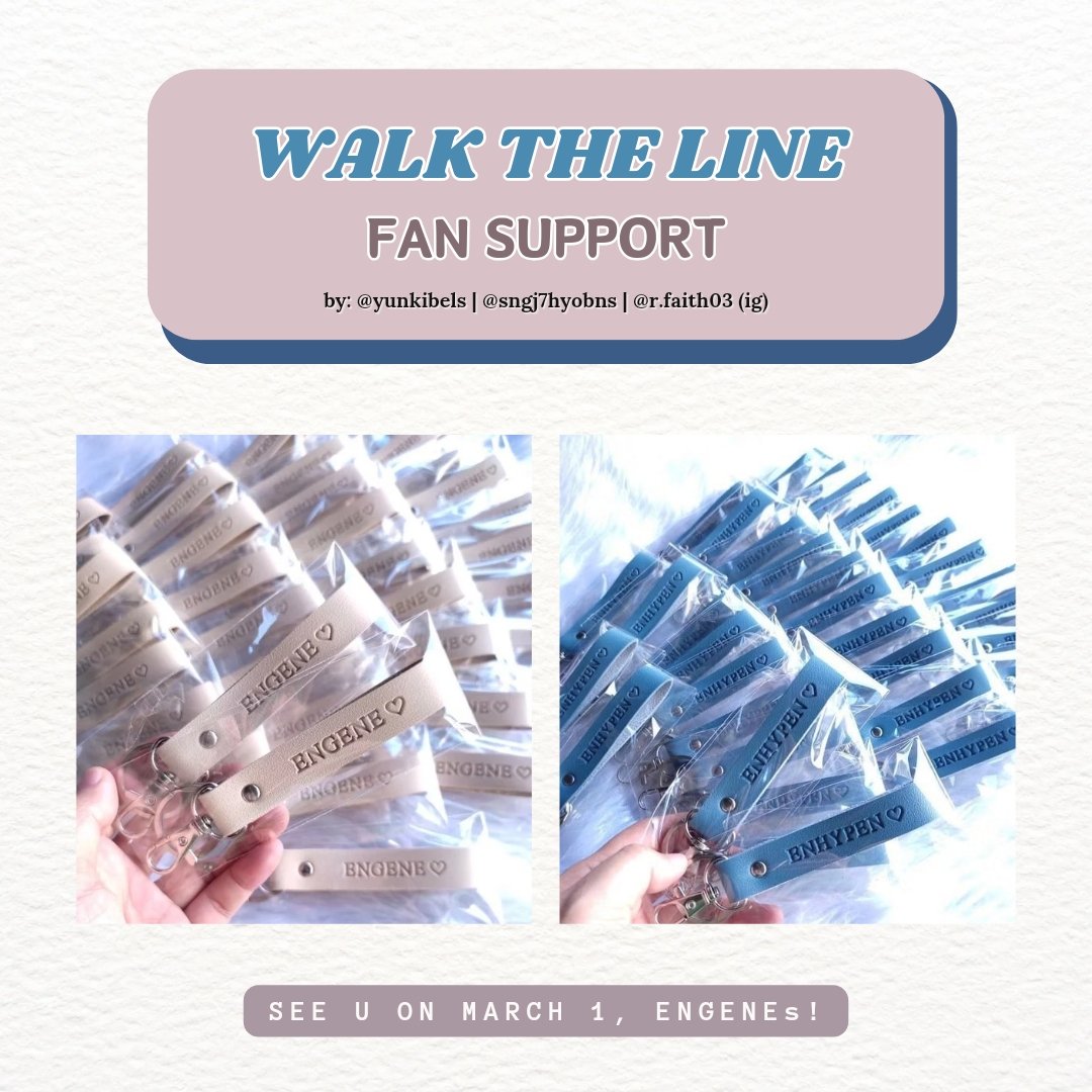 ִ ࣪𖤐 ENHYPEN WALK THE LINE (IN) BULACAN ִ ࣪𖤐

fan support by: <a href="/yunkibels/">ʏᴏᴏɴ</a> | <a href="/sngj7hyobns/">ai</a> | @/r.faith03 (ig)

˗ˏˋcustom made keychain freebie´ˎ˗

♡ mbf, like &amp; rt
♡ v limited qty — 1:1
♡ onsite trades only

━ see u! ♥︎

#EN_WORLDTOUR_WALKTHELINE #WALKTHELINE_IN_BULACAN