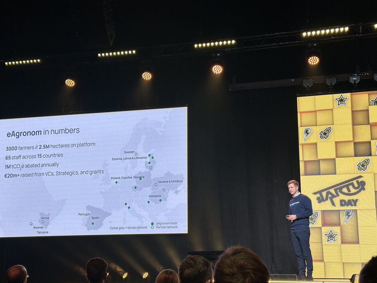 kevinzlu's tweet photo. if you told me a year ago that i’d be in estonia pursuing academic research on climate tech and interviewing incredible founders i’d think you were insane.

but here i am, at my first startup conference in the EU!!!! https://t.co/oReBaZolzR
