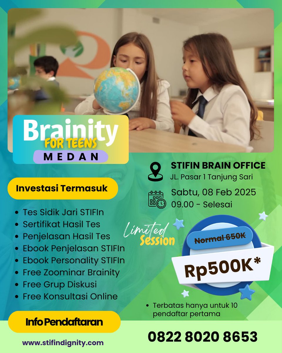 habibyunus's tweet image. Pernah merasa bingung dengan minat dan bakat anak? Kenapa si kakak suka membaca, tapi si adik lebih suka aktivitas fisik? Jangan sampai kita salah arah dalam mendukung mereka! #KenaliPotensiAnak #TesSTIFIn #ParentingCerdas