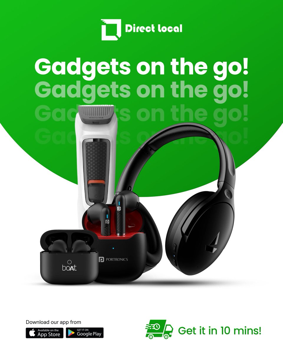 directlocalnow's tweet photo. ⚡️ Gadgets on the go! ⚡️
Get your favorite gadgets delivered in just 10 minutes! 

#ChandigarhDiaries #ChandigarhLifestyle #ChandigarhVibes #CityBeautiful #ChandigarhLove #ChandigarhFoodie #ChandigarhBloggers #ExploreChandigarh #ChandigarhClicks #ChandigarhGram #ChandigarhRocks https://t.co/fjWx2eUlGO