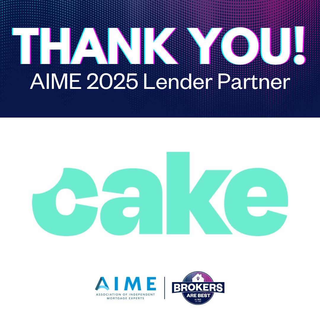 🎉Thank You, Cake! 🎉
We’re thrilled to have Cake join us as a 2025 AIME Lender Partner! Their commitment to supporting brokers is invaluable to our community.

👉Connect with Cake and all our 2025 Lender Partners in the AIME Member Portal: aimegroup.co/amp_Cake