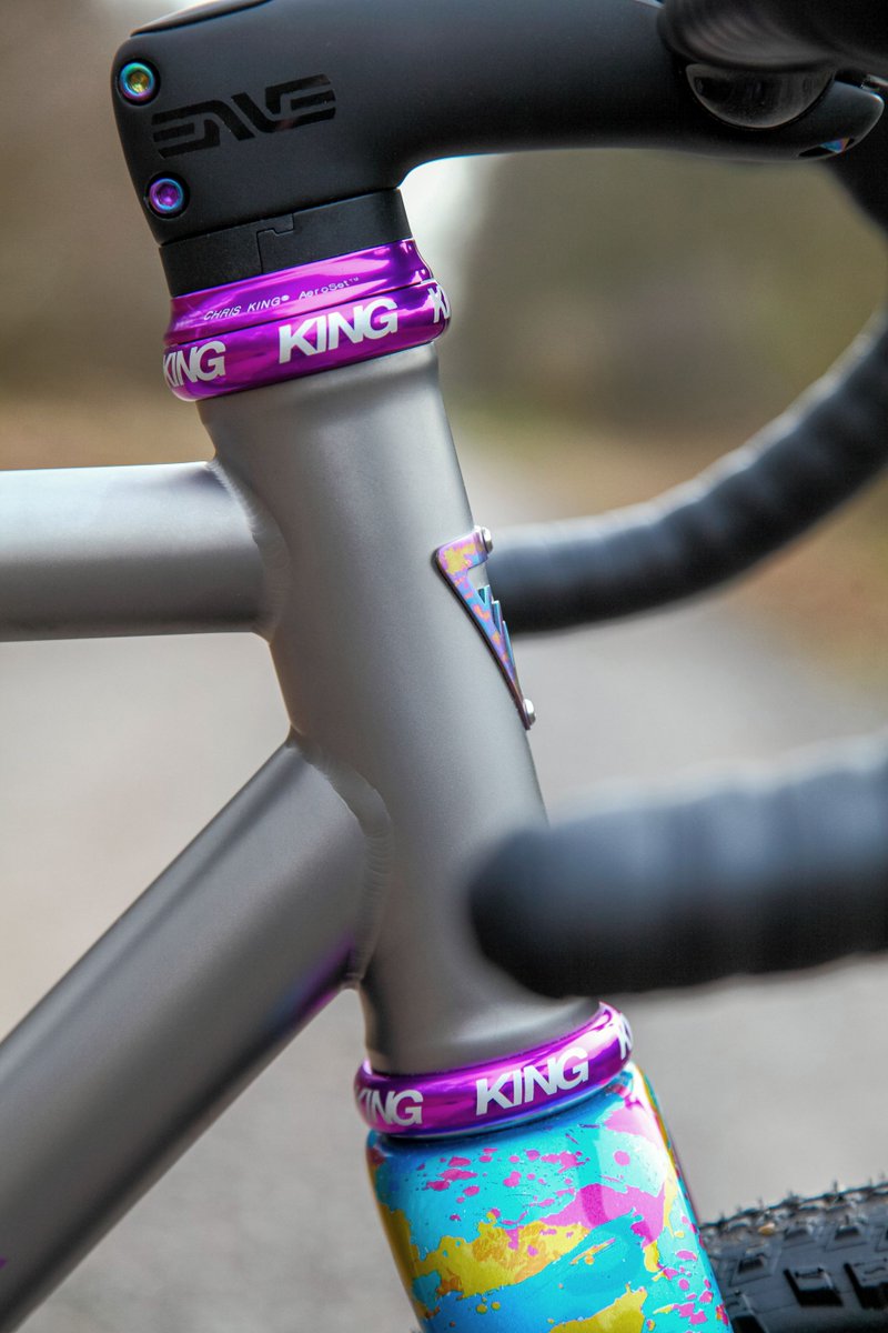 Enigmabikes's tweet photo. Introducing the Esker MK.2
πΉ New for 2025:
β UDH dropouts
β Custom-bent stays
β Reynolds 3AL 2.5V internally butted main triangle
β Custom finishes, including our new Cerakote option
π https://t.co/7bEWLO4IlG
#TiBikes #GravelRiding #MadeInEngland #FastGravel #TiGravel https://t.co/I8ZsdytIPE