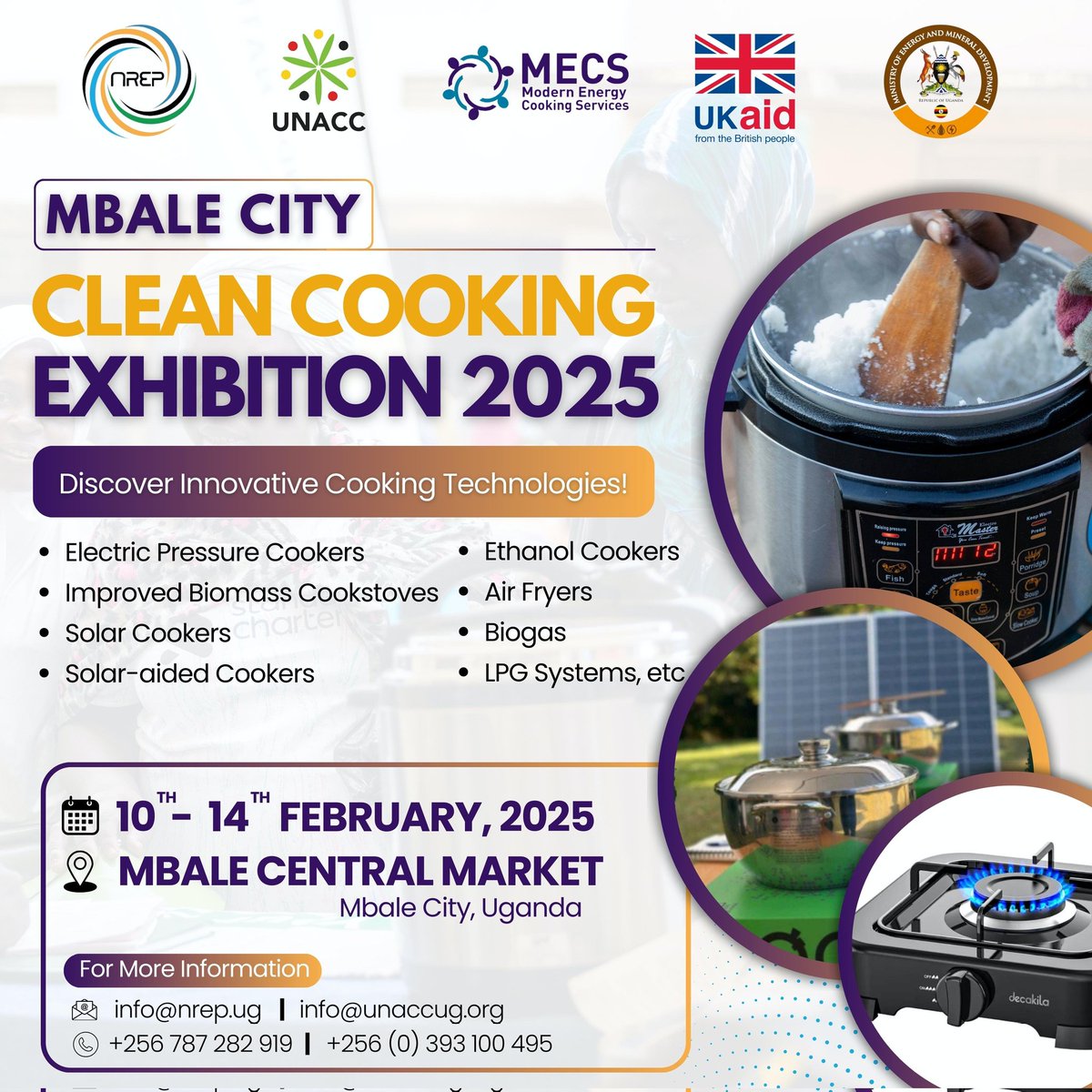 AllanOgwang2's tweet photo. Exciting times ahead for Mbale City! This February, we’re bringing innovative solutions to revolutionize cooking in your community. Get ready to embrace sustainability and transform the way you cook. The future is here. #CleanCookingRevolution #MbaleCity https://t.co/NNvwCAPGH1