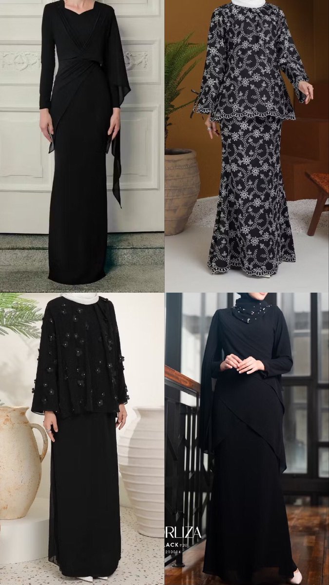 nfitd's tweet photo. Everyone better in black. timeless and beautiful 🖤

Sini I tolong compile black raya edition BAWAH 100 👇🏻 https://t.co/Yj4qRUC5XY