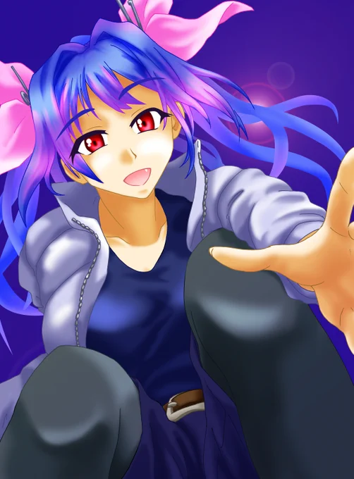 #魅力ある青を見せてください見た人全員強制魅力的にしたつもりではあるんですよ。当人的には。 