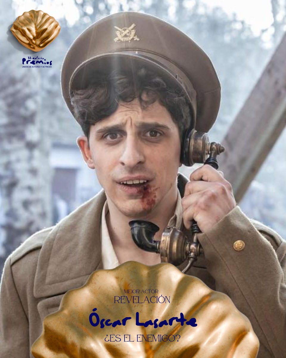 Pecado Films (@pecadofilms) on Twitter photo ☎️ ¡Enhorabuena, <a href="/OLASARTE/">OSCAR LASARTE</a>! Nuestro #Gila no deja de darnos alegrías, ahora nominado a Mejor Actor Revelación en los #33premiosUA (<a href="/uniondeactores/">Unión de Actores y Actrices</a>).
Junto a revelaciones maravillosas, como <a href="/cristalino__/">CRISTALINO</a> o Pepe Lorente, ¡mucha suerte a los tres! ✨
#EsElEnemigo #LaPeliculaDeGila ☎️ ¡Enhorabuena, <a href="/OLASARTE/">OSCAR LASARTE</a>! Nuestro #Gila no deja de darnos alegrías, ahora nominado a Mejor Actor Revelación en los #33premiosUA (<a href="/uniondeactores/">Unión de Actores y Actrices</a>).
Junto a revelaciones maravillosas, como <a href="/cristalino__/">CRISTALINO</a> o Pepe Lorente, ¡mucha suerte a los tres! ✨
#EsElEnemigo #LaPeliculaDeGila