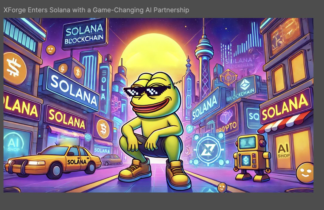 🚀 XForge Enters Solana with a Game-Changing AI Partnership! 🔥

Big things are brewing… AI meets DePIN in a way you’ve never seen before 🤖
XForge is making waves on Solana, bringing next-level AI innovation!

👀 Any guesses on what’s coming? Drop them below!