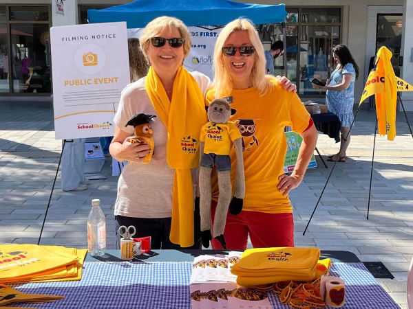 AFPF_FL's tweet photo. The Fort Myers #NationalSchoolChoiceWeek fair was an absolute blast this past Saturday! It was inspiring to see so many families exploring their options for a brighter future. Thank you to everyone who joined us – the energy and enthusiasm were unmatched! #AFPFoundation #Flapol https://t.co/0gu6GOTVCo