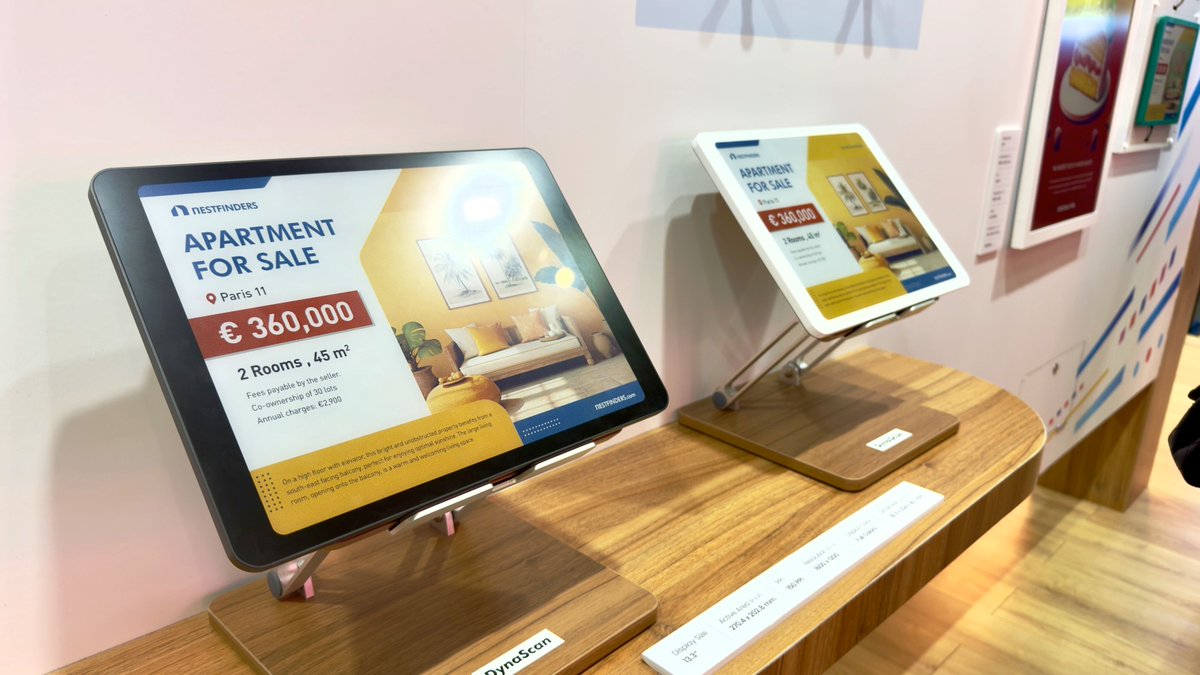 dynascan's tweet photo. Experience the Future of ePaper at #ISE2025! Discover DynaScan’s cutting-edge ePaper displays. From our wireless-powered 13.3" to the 75" E Ink Kaleido™ 3 Outdoor ePaper display, join us at booth 3C700 to experience them in action!
#DynaScan #ePaper #AVTweeps #Eink https://t.co/rUfRMROENH