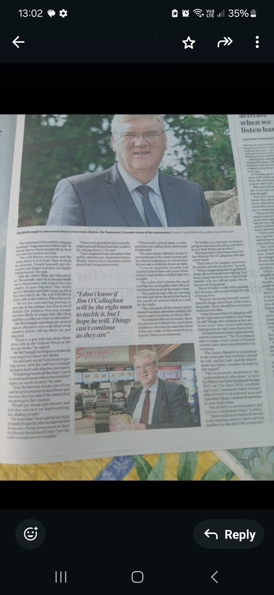 Fuel theft cannot be allowed to continue. It is harming <a href="/RevenueIE/">Revenue</a>, business owners, employees and paying customers. Please be part of the solution <a href="/OCallaghanJim/">Jim O'Callaghan TD</a> <a href="/DPCIreland/">Data Protection Commission Ireland</a> <a href="/GardaTraffic/">An Garda Síochána</a> <a href="/peterburkefg/">Peter Burke</a> ipra.ie/forecourt-reta… thanks for highlighting <a href="/patmcdonough0/">Patrick McDonough</a> <a href="/SupermacsIRE/">Supermac's</a>