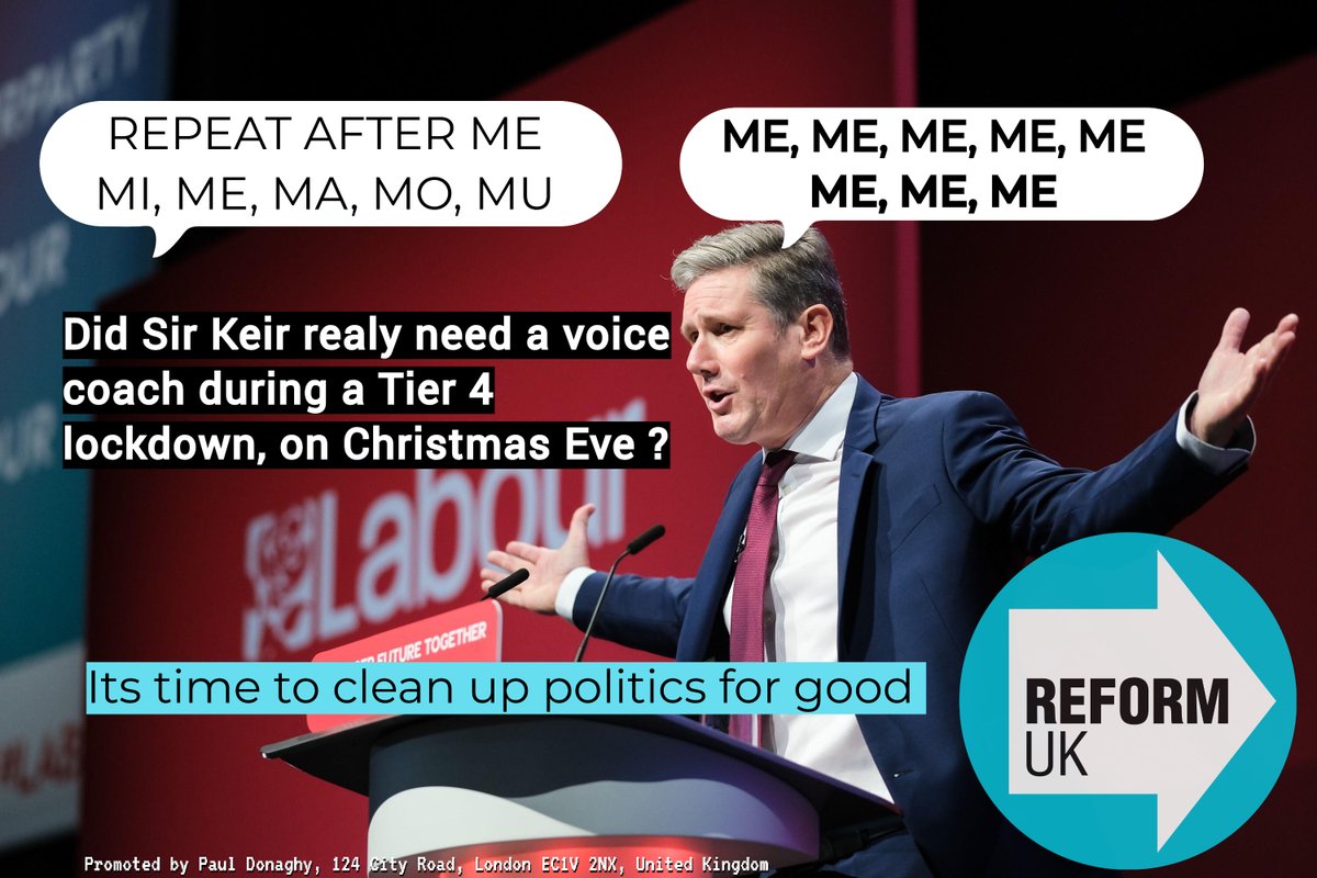 Double standards as usual from Labour 

it is time to clean up politics, It is time for <a href="/reformparty_uk/">Reform UK</a>