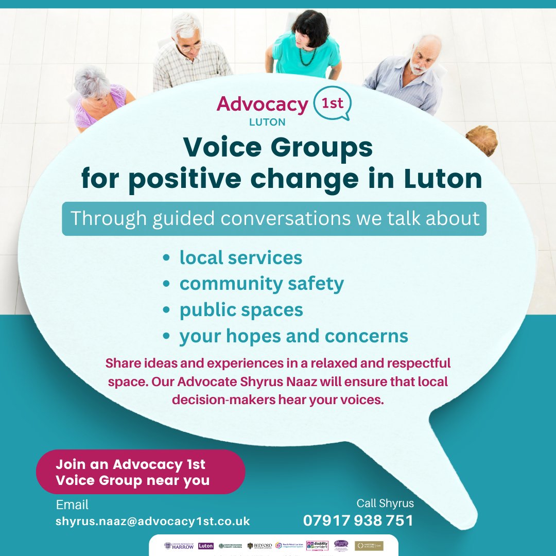 Community ConneX (@comm_connex) on Twitter photo Chat and change your community for the better in Luton. Email shyrus.naaz@advocacy1st.co.uk for more information. Chat and change your community for the better in Luton. Email shyrus.naaz@advocacy1st.co.uk for more information.