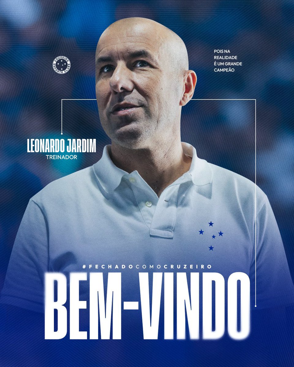 futebol_info's tweet photo. OFICIAL! Cruzeiro anuncia a contratação do técnico português Leonardo Jardim.

📸 CEC https://t.co/20gw2dAP29