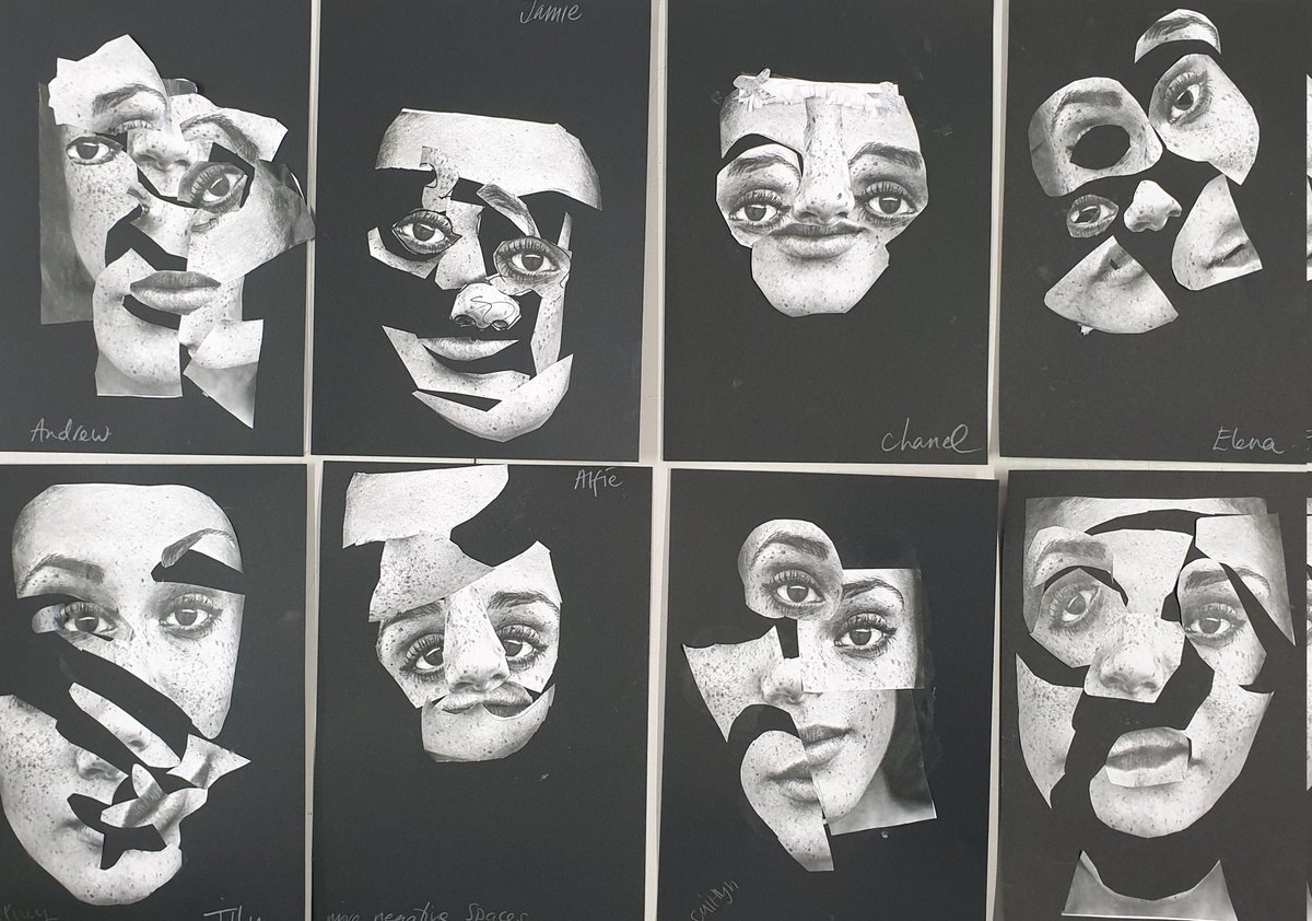 Blairgowrie HS Art (@blairgowrieart) on Twitter photo Exploring distortion in portraiture this morning with 1W and writing about artists work. Using negative cuts and collage that build on our organic and geometric shape work this term. π Mrs K Exploring distortion in portraiture this morning with 1W and writing about artists work. Using negative cuts and collage that build on our organic and geometric shape work this term. π Mrs K