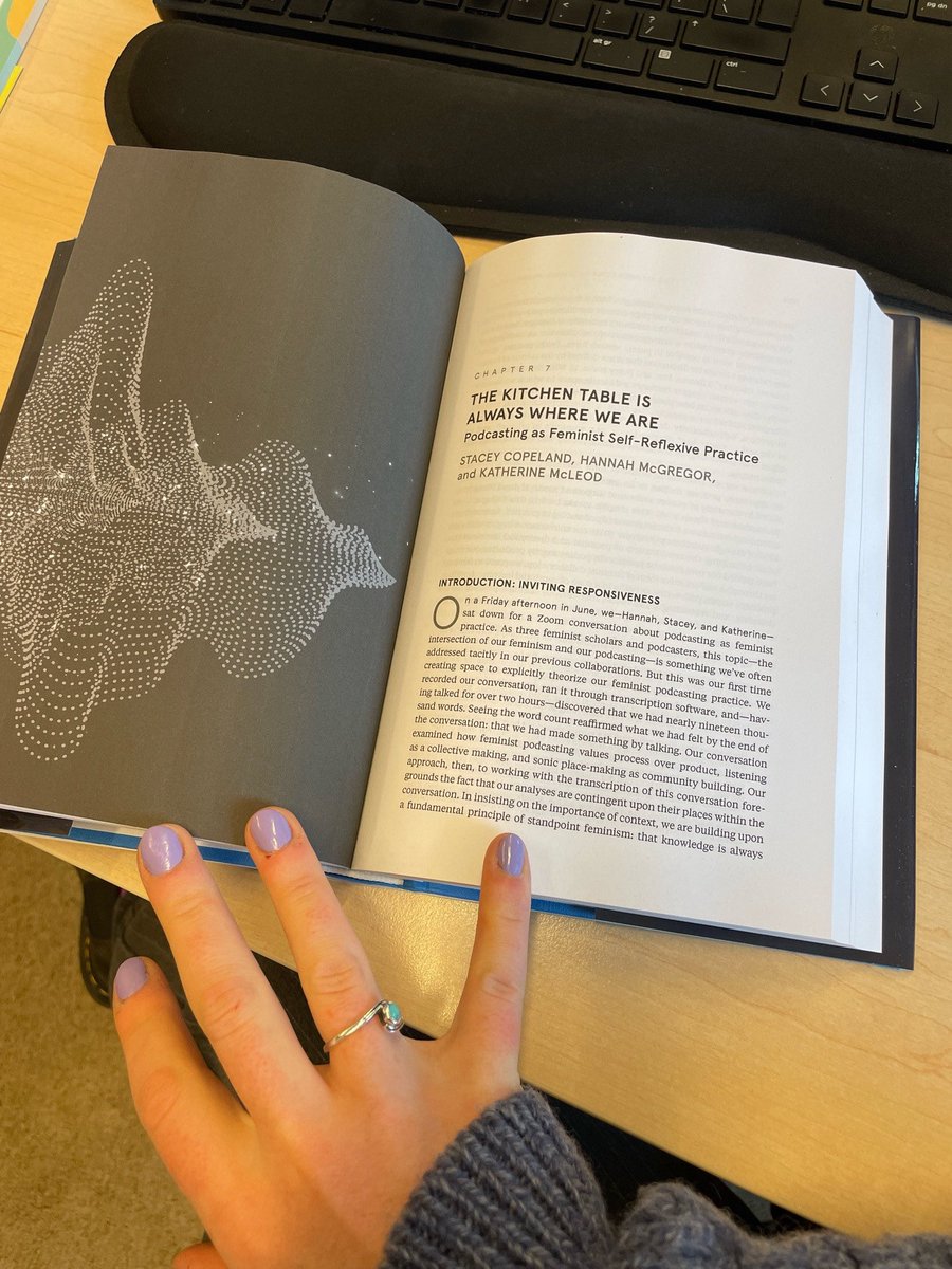 It has finally arrived here in The Netherlands! So excited to read all the innovative contributions in Podcast Studies - Practice into Theory (WLU Press, 2025). 

#podcaststudies #feminist #acamedia