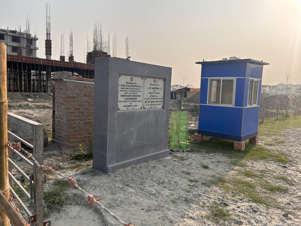 bengalwithrohit's tweet image. Foundation Stone laid for the Upcoming New Campus of @VikramSolar in the Bengal Silicon Valley hub of Kolkata. The Centre is named as “The Chlorophyll”
#VikramSolar is one of India’s largest #module manufacturers, in terms of operational capacity, producing #solar photo-voltaic…
