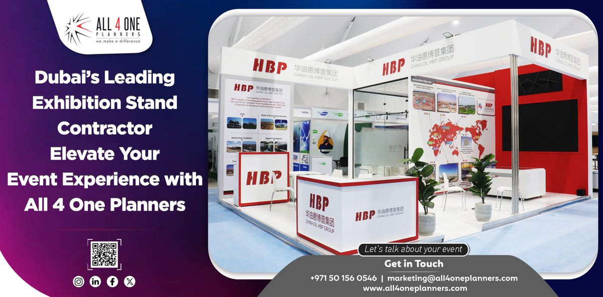 A4OPplanners's tweet image. Feel free to contact us for your Stand Design requirements. 

Please get in touch with us +971 50 156 0546 or send your requirements to marketing@all4oneplanners.com.

#exhibitionstand #dubai #standcontractor #events #a4op