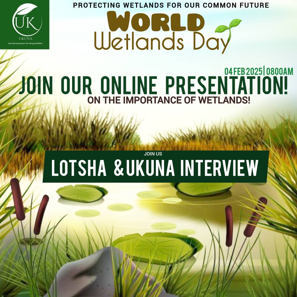 Ukuna2022's tweet photo. "Honoring World Wetlands Day! We had the opportunity to chat with Lotsha FM about the importance of wetlands conservation and sustainability in Beitbridge. Thanks for having us!" #WorldWetlandsDay #WetlandsConservation #Sustainability #Beitbridge #LotshaFM https://t.co/4YaCIAvNNY