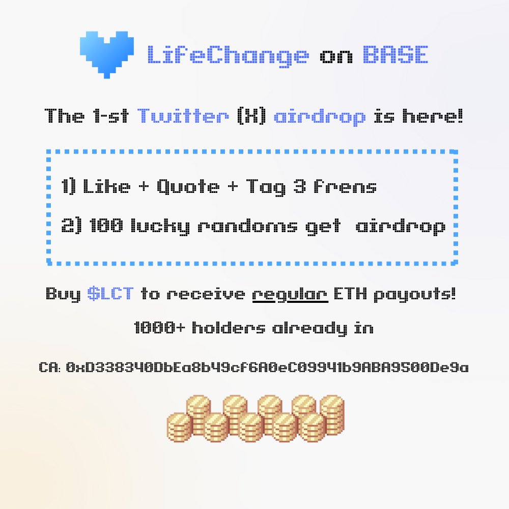 LifeChange ($LCT) tweet media
