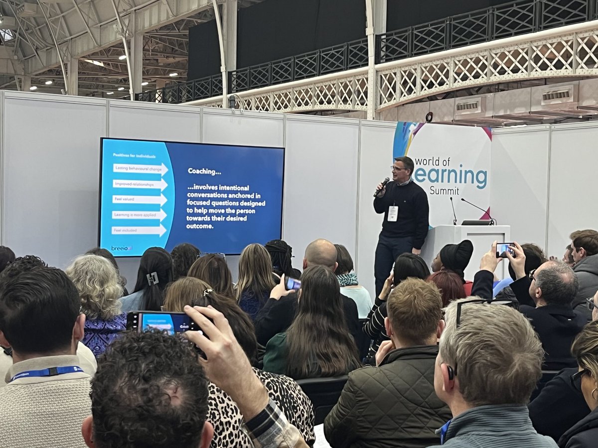 AI in L+D Coach and conversations with Matthew Borg, Bressio . Enables access to coaching to individuals who would not normally have access to coaching. They can have a focused conversation with a coaching AI over Teams. Conversation is saved and can be continued #WOL25