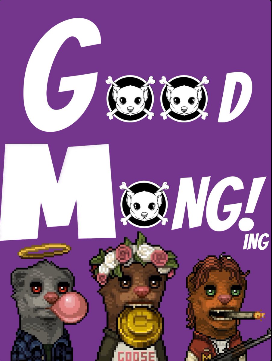 Did U know #GM means —>
Good $MONG ing!!!
If U want YOUR <a href="/mongs_nft/">MONGS NFT</a> featured, drop a #GM along with your favourite below 
#MONGARMY 💜
#MONGLIFE
<a href="/mong_coin/">MONG COIN</a>