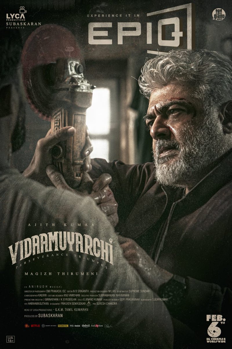 vetriesquare's tweet image. Online and counter  bookings open for #VidaaMuyarchi in your @vetriesquare. Book your tickets in #ticketnew #districtbyzomato #paytm 
@epiqcinema @qubecinema 
@TnjMovies 
@United_Tanjore