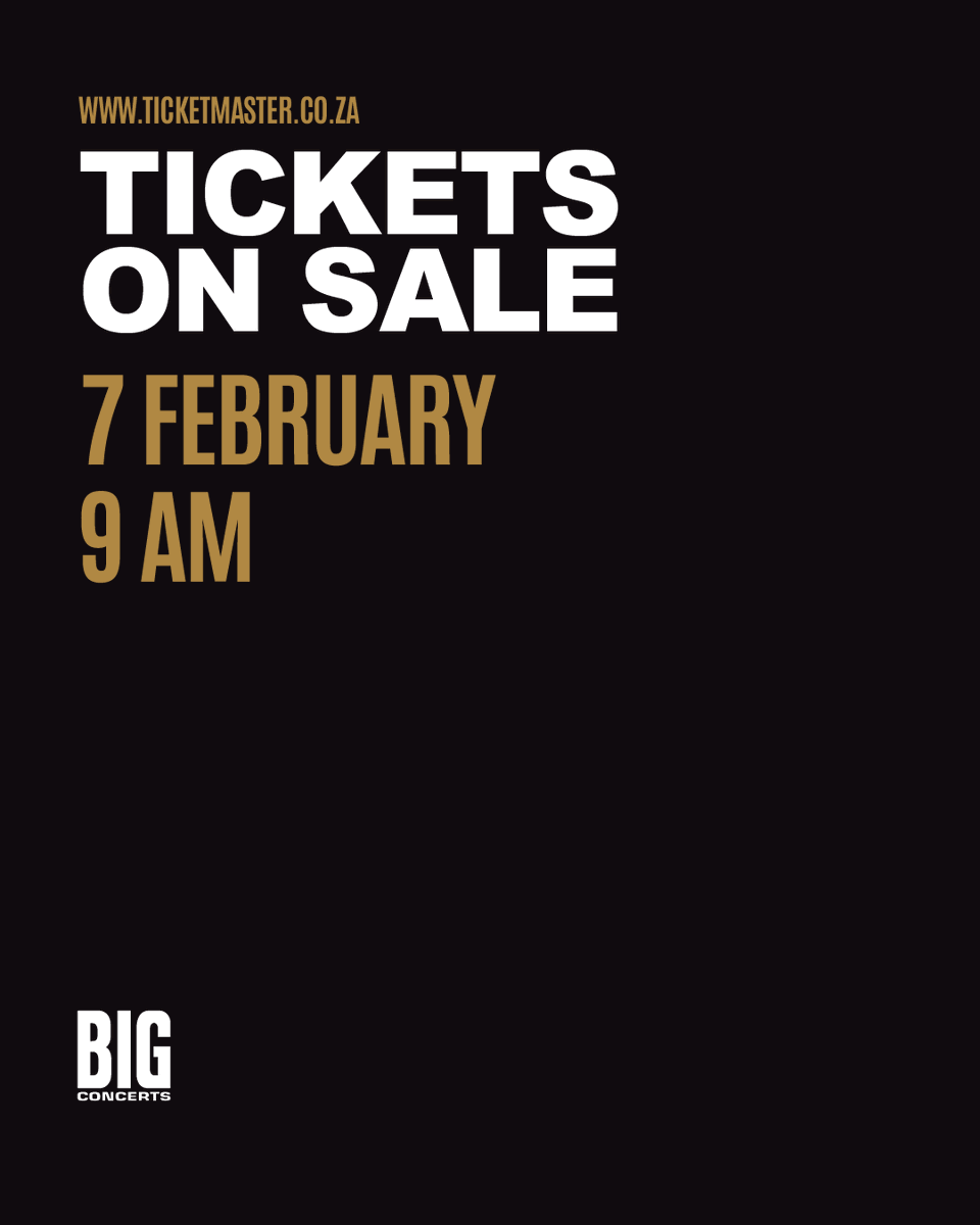 BigConcerts's tweet photo. 🚨 Reminder 🚨 The #DiscoveryBank48hrs pre-sale for Lord Of The Dance opens tomorrow!

Don’t miss the chance to secure the best seats before tickets go on sale to the general public.

💳 Pre-sale opens: 9 am, 5 Feb
⏳ Pre-sale closes: 08:59 am, 7 Feb

📍 Grand Arena, GrandWest | 15-17 August
📍 SunBet Arena, Time Square | 22-24 August
🎟️ Get early access before the rush: https://t.co/ik3PxLX2bQ or from Ticketmaster South Africa
✨#AnotherBigConcertsExperience, powered by Kfm 94.5 and HOT 102.7 FM

#LordOfTheDanceSA #ALifetimeOfStandingOvation #MichaelFlatley #IrishDance #DiscoveryBankPresale @Discovery_SA  @lordofthedance