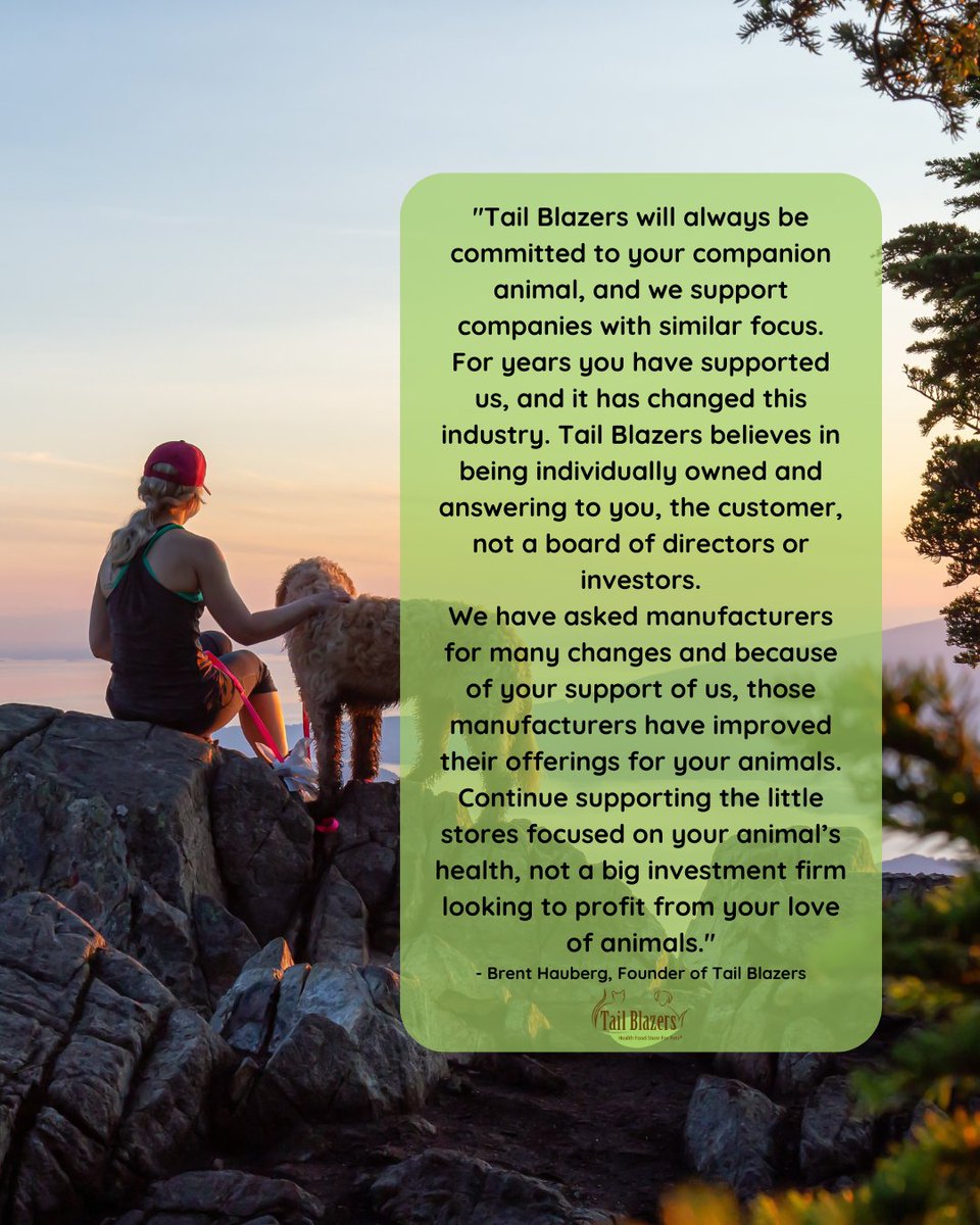 tailblazerspets's tweet photo. Did you know?
🐶🍁🐱

Tail Blazers Franchise is 100% Canadian Family Owned. Plus, pet lovers within your community own and operate each store!

#tailblazers #locallyowned #locallyoperated #canadianowned #canadianbusiness https://t.co/JFPGwq2v4O