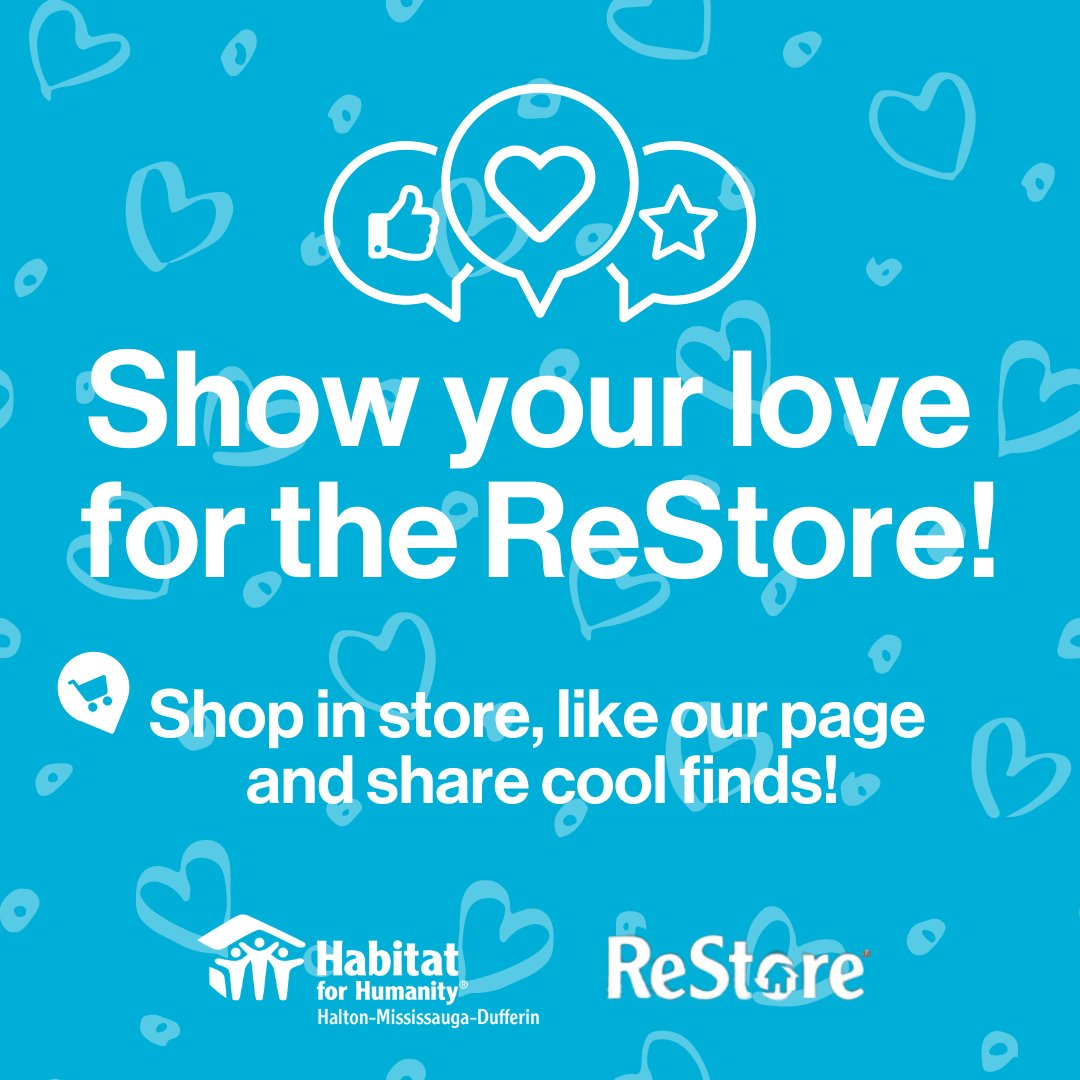 HabitatHMD's tweet photo. π Show Your Love for ReStore! π
π‘ Shop in-store for amazing finds
π Like our page to stay updated
πΈ Share your cool ReStore finds
Every purchase helps fund affordable housing in our community.
Tag us & spread the love!
#ShopReStore #ReStoreFinds #LoveWhereYouLive https://t.co/PgeoFugYDC