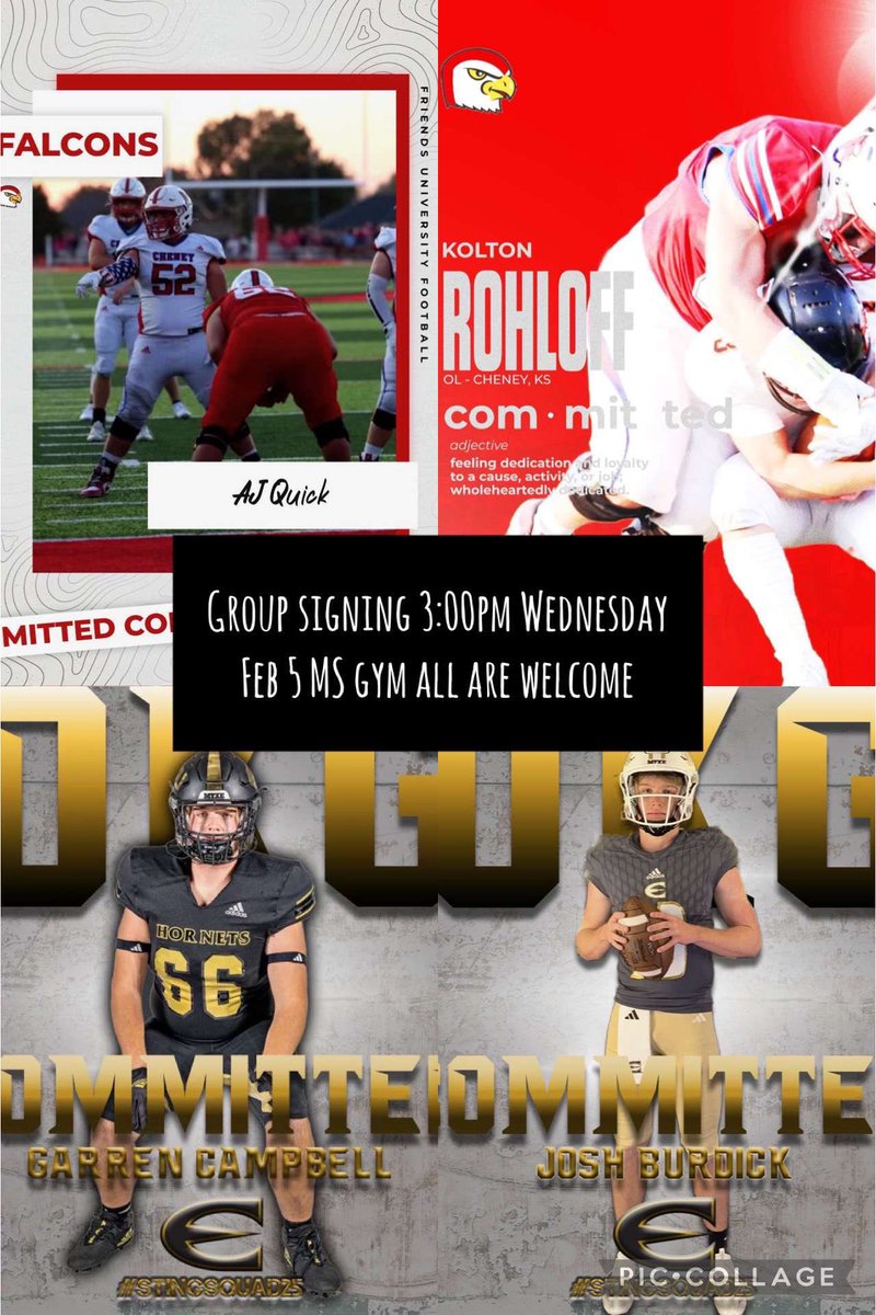 Big day Wednesday for <a href="/CheneyCardsFB/">Cheney Cardinals FB</a> !  What a ride the last 4 years with these guys!!@sportsinkansas <a href="/VypeKS/">VYPE Kansas</a> <a href="/PrepRedzoneKS/">Prep Redzone Kansas</a>  <a href="/FalconsFU/">Friends University Football</a> <a href="/esuhornetsfb/">ESU Hornet Football</a>